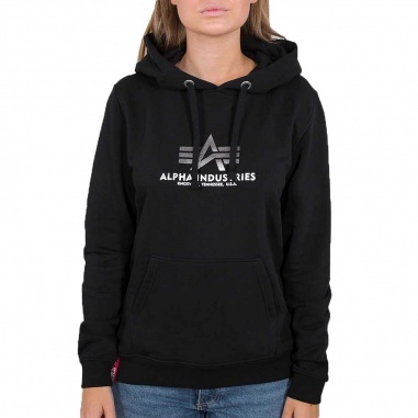 Bluza  New Basic Hoody Wmn Foil Print